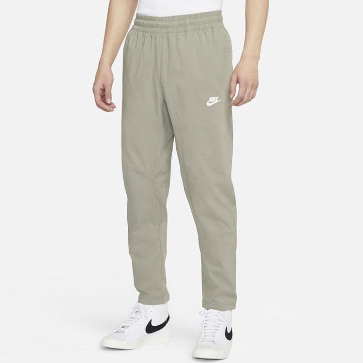 Nike Solid Color Breathable Knit Running Pants Men Bottoms Light-Green CZ9820-320