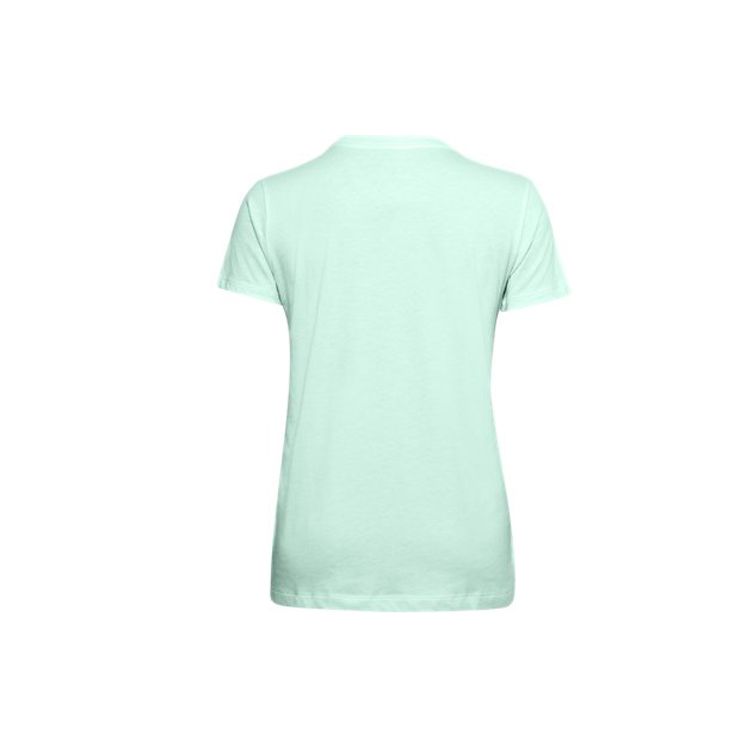 Under Armour Training Sports Casual Breathable Straight T-Shirt Women Tops Green 1356305-403