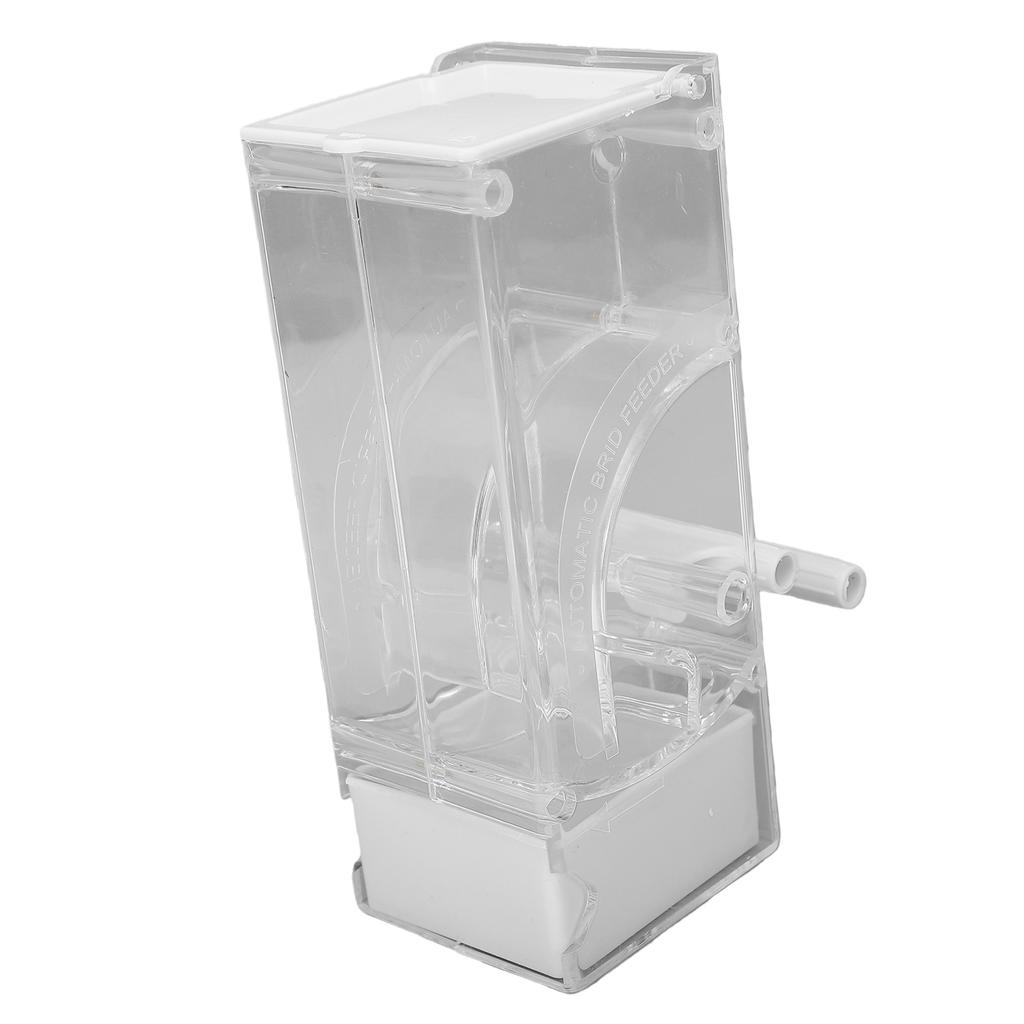 Automatic Bird Feeder Anti Spill 400ml Plastic Hanging Bird Cage Feeder for Parakeets Lovebirds