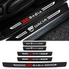 BGT1 2025 for DACIA Dokker Jogger Duster Logan Sandero Lodgy Spring Bigster Car Door Sill Protector Trunk Bumper Guard Sticker Decals