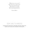 Agnes + Cat Botanical Soy Wax Candle – Seasalt & Moss