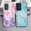 Axolotl Cartoon Süß Weiche Handyhülle für Samsung A17 A16 A15 A14 A13 A57 A56 A55 A54 A53 A37 A36 A35 A34 A33 A26 A25 A24 A23 A52