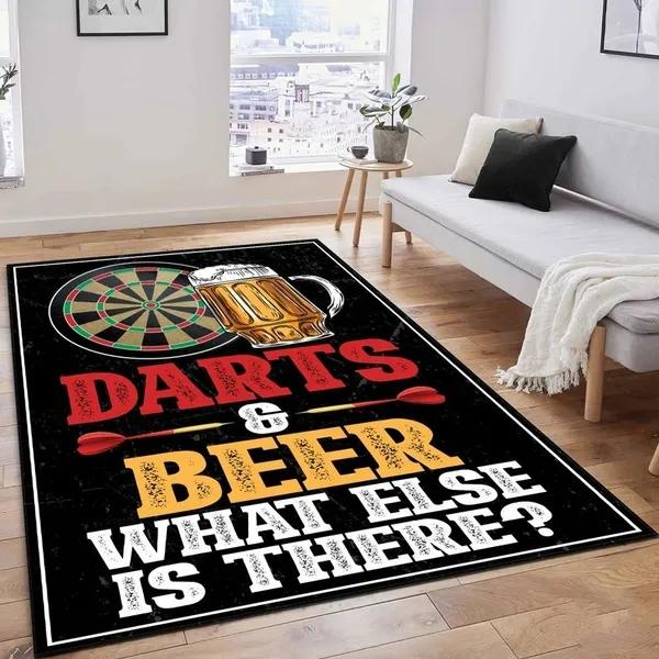 Playroom Dart Carpet for Living Room Bedroom Cafe Decorations Sofa Table Large Area Rugs Game Room Floor Mat Target Bullseye Pad