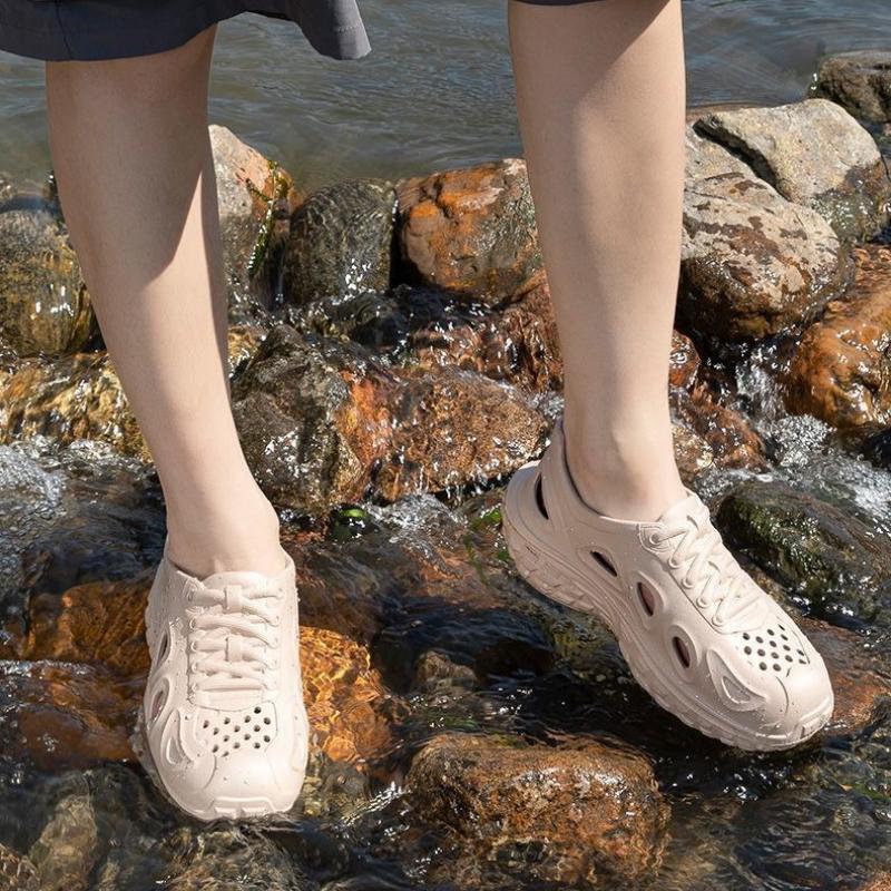 Crocs Unisex Estivi per Esterno Suola Spessa Antiscivolo EVA Sandali Sportivi Traspiranti da Uomo a Suola Spessa