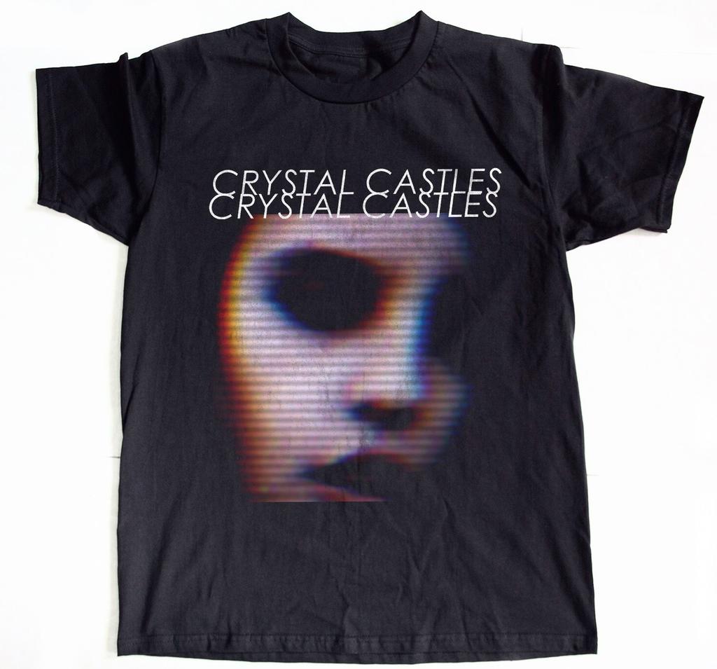 Crystal Castles Not in Love Album Graphic Black Unisex T-shirt S-5XL