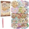 1Set Diy 3D Sticker Scene Collection Book For Adult Relief Stress Pass The Time