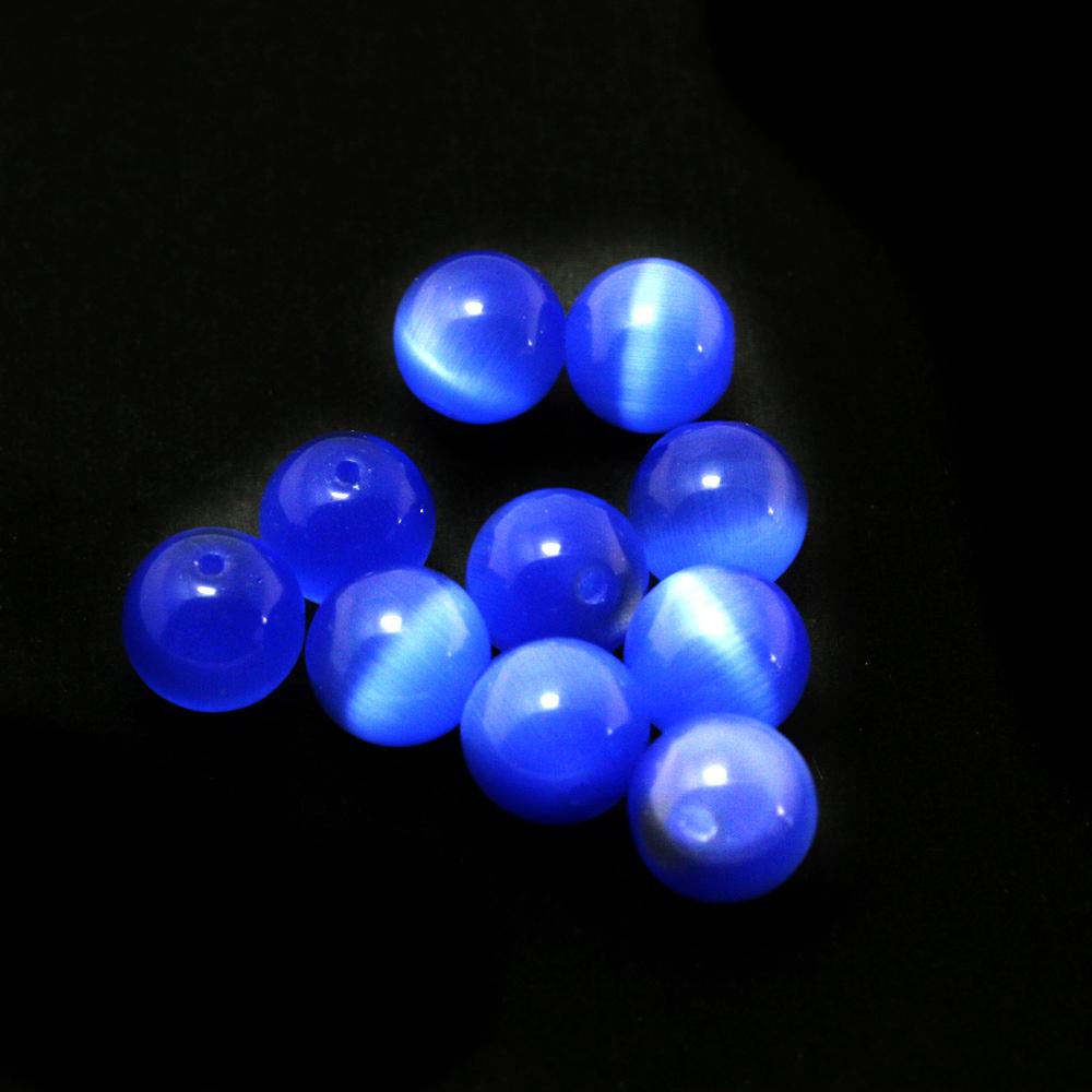 

4-12 мм натуральный камень опал кошачий глаз DIY свободные бусины для изготовления ювелирных изделий 10mm 10pcs