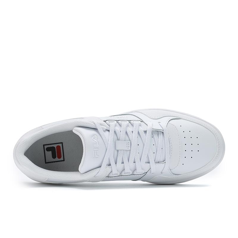 FILA Targa Comfortable Fashion Durable Low-Top Skate Shoes Women sneaker FILA-White F12W512210FWT