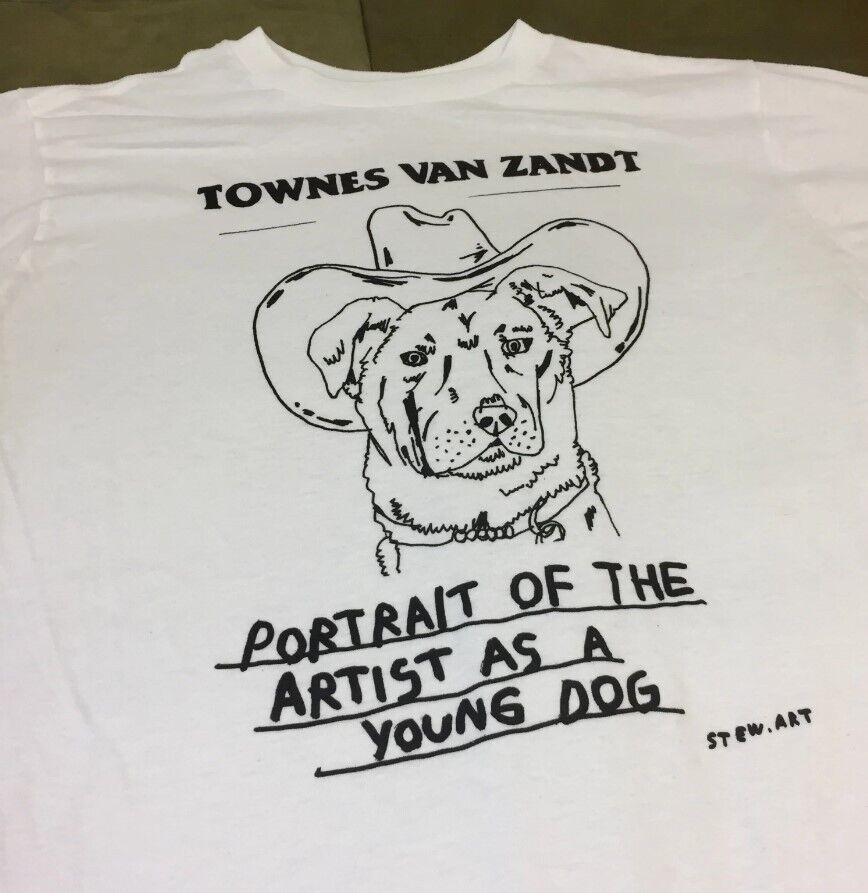 Young Dog Townes Van Zandt T-Shirt, unisex shirt Unisex T-Shirt S
