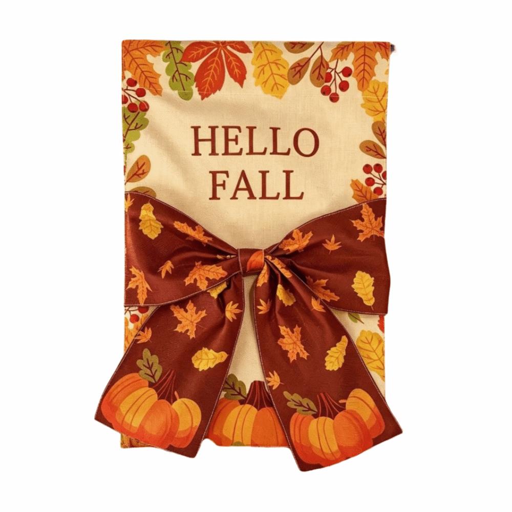 Washable Halloween Decoration Cloth Fall Garden Flag Multiple Styles Sign Outdoor Decoration Deck