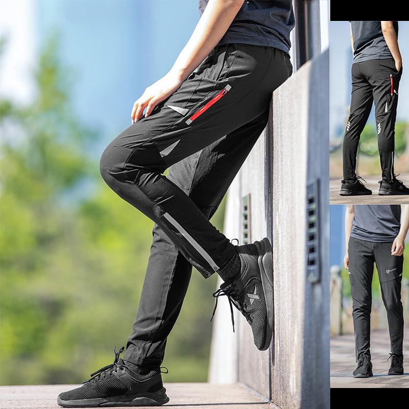 Comfortable Cycling Pants, Breathable Material, Size M, Black