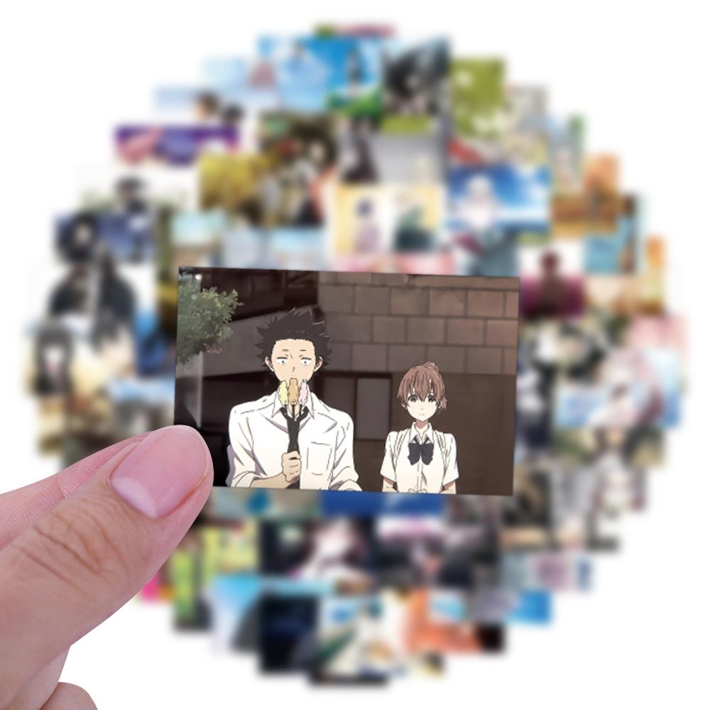80 Collection of Famous Anime Scenes Graffiti Stickers Decorative Refrigerator Scooter Waterproof DIY Stickers