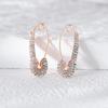 Elegant Colorful Geometric Rhinestone Earrings Perfect For Outfit Any
