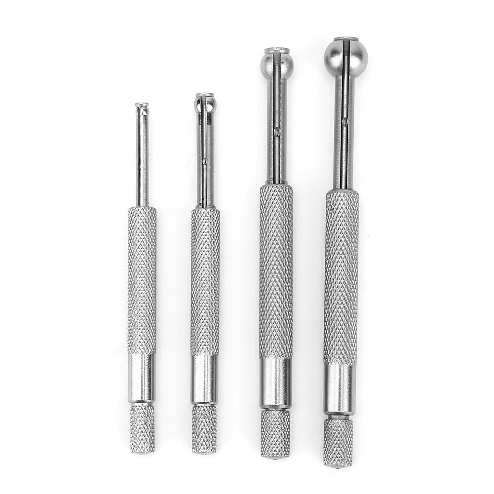 

4Pcs Type, Manganese Steel Inner Diameter, 3-13mm Hole Bore Gauge, telescopi esign for small holes, slits, and measuring