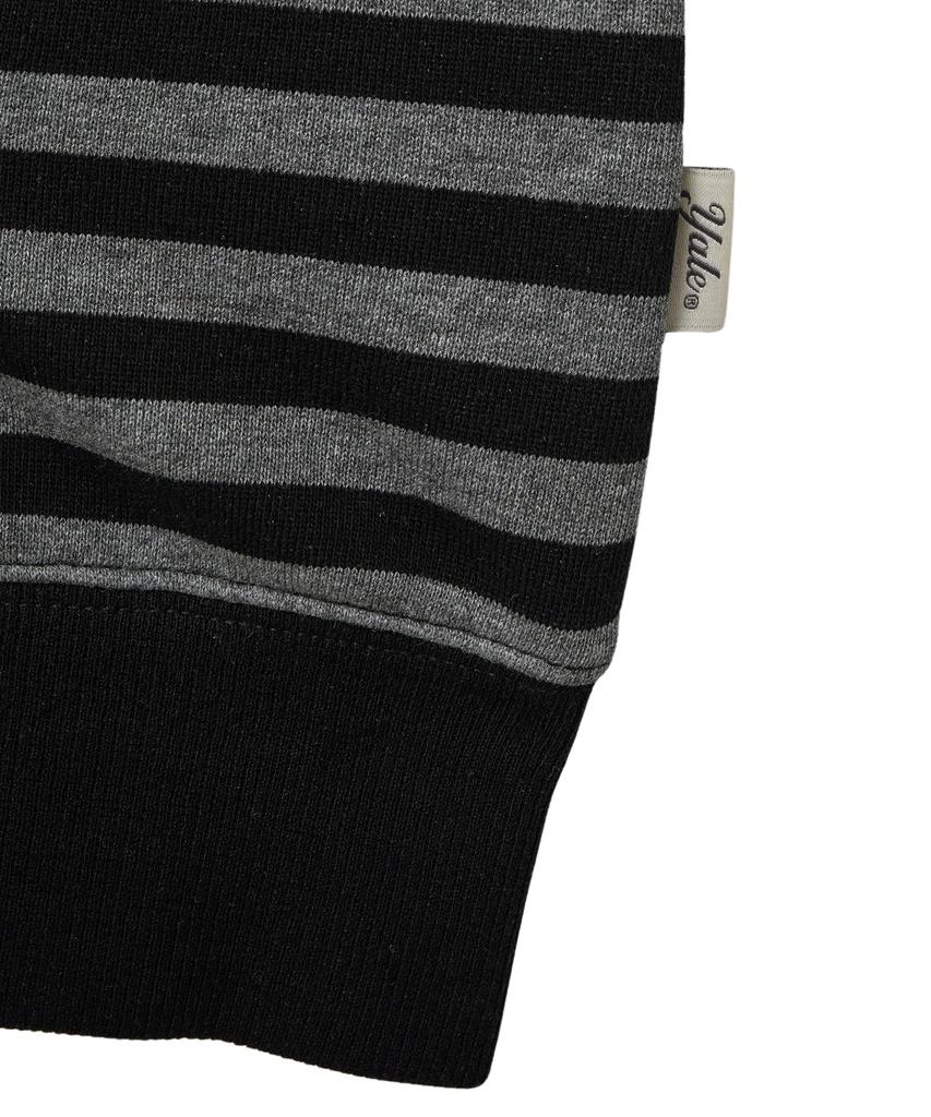 Yale Small Arch Stripe Hoodie_Gray