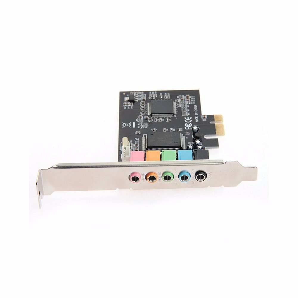 PC Computer CMI8738 PCI-E8738 6 Channel Adapter Sound Card Audio Digital PCIE