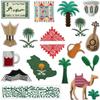 Cartoon Plant Embroidery Cloth Sticker Bag Clothes Decoration Wine Jug Patch Sticker Heat Transfer Coconut Tree Computer Embroidery Chapter Boy