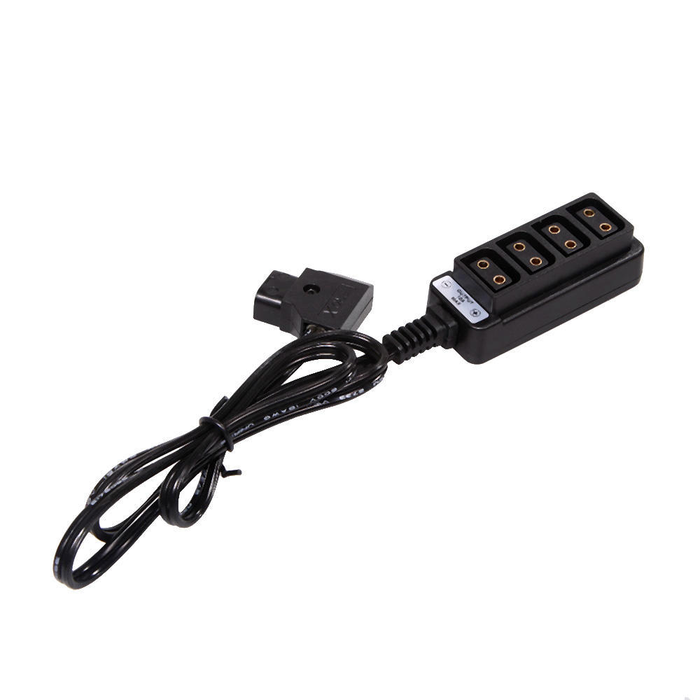 Male D Tap B Type Power Tap To 4 Female D Tap P Tap Hub Adapter for Photography Power