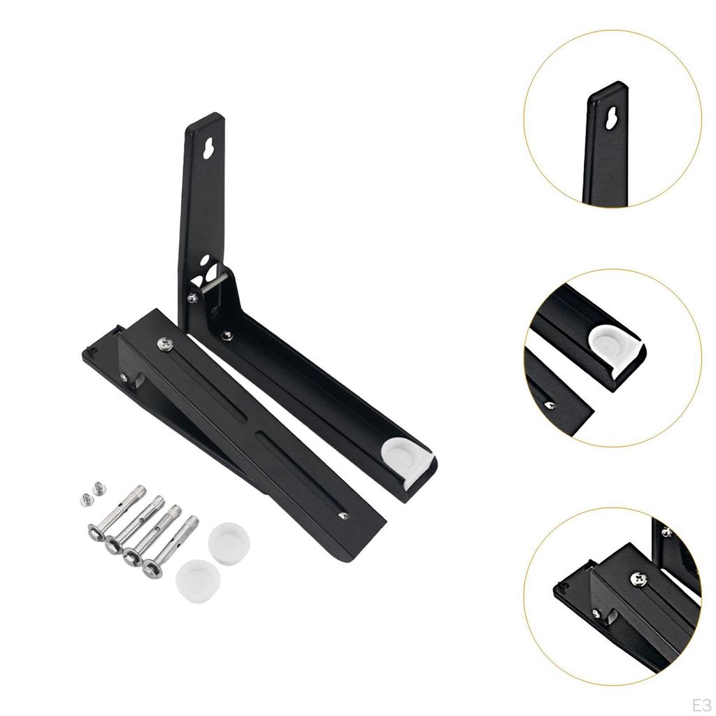 Carbon Steel Microwave Oven Bracket Accessories Retractable Extendable Adjustable Practical Wall
