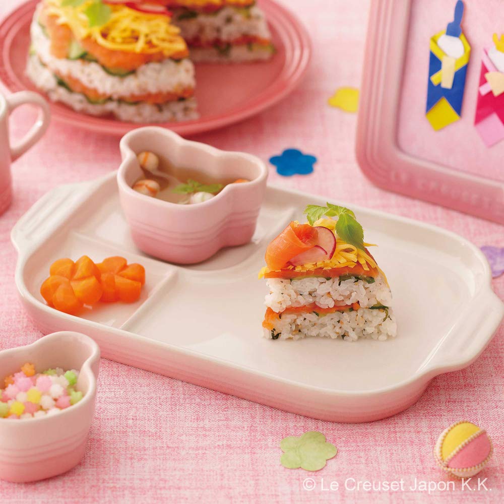 Le Creuset Baby Tableware Set Milky Pink