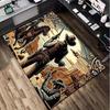 1Pc Cowboy Print Rug - home decoration Carpet For Living Room Bedroom Flooring Computer Chair Area Rug