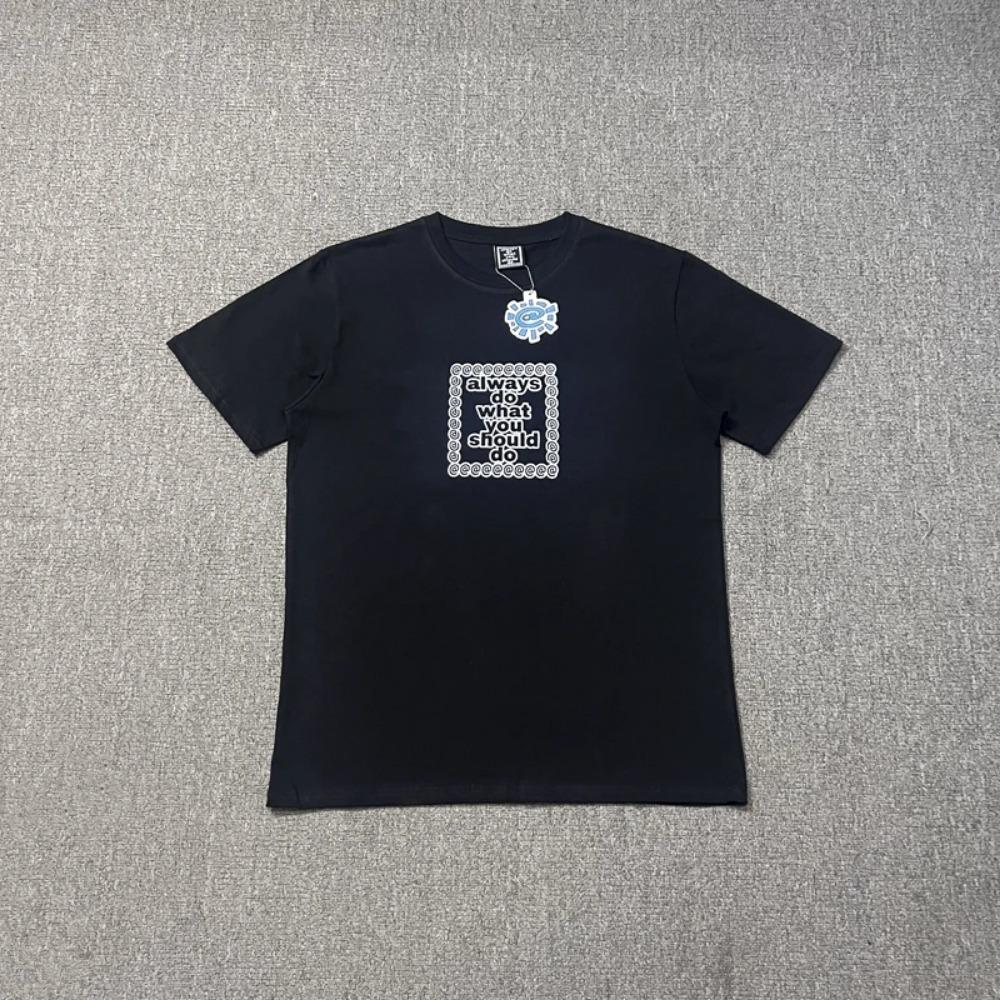 25 New ADWYSD Fashion Sun Roll Print Short Sleeve Summer High Street Male and Female Couples Loose Cotton All-match T-shirt