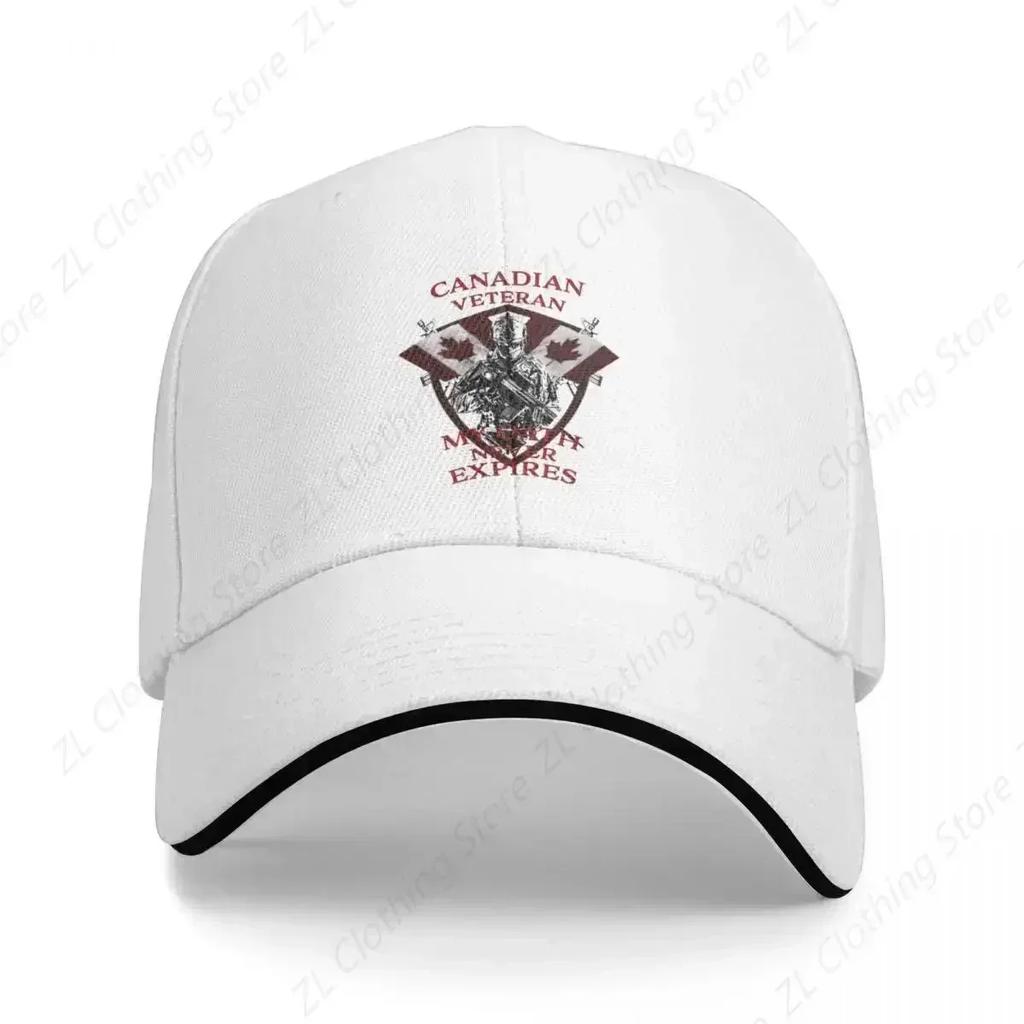 Canadian Military Veteran Baseball Cap Rave Hip Hop Unisexs Caps Womens