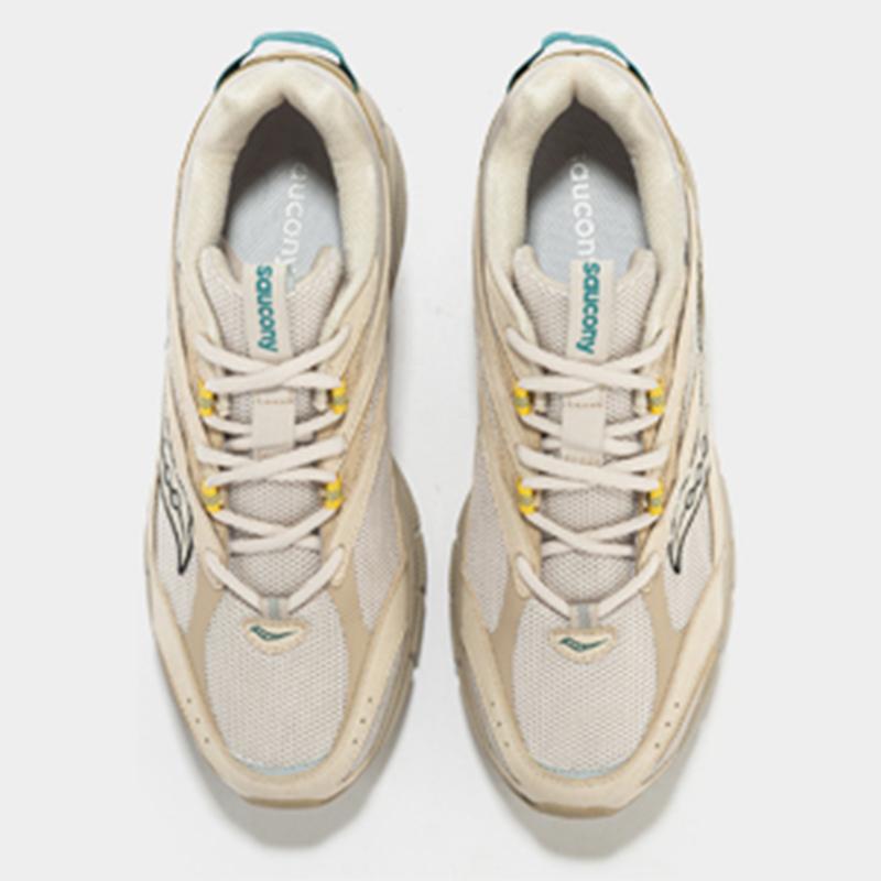 SAUCONY Coesione 2K Classico 2K Tessuto Pelle Sintetica Ammortizzante Antiscivolo Resistente all'Usura Scarpe da Corsa Basse Sneaker Unisex S79016-2