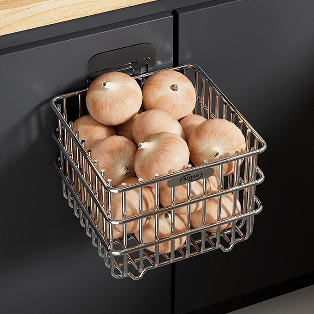 Waterproof 304 Stainless Steel Drainage Basket Large Capacity Metal Wire Basket Countertop