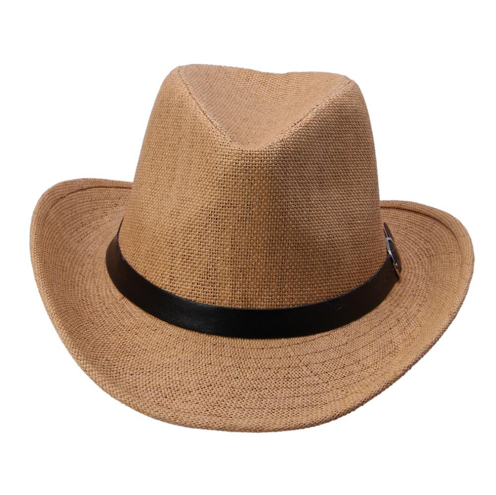 LNPBD Kimisohand New Hot Fashion 6 Colors Summer Men Straw Hat Cowboy Hat Men's Fashion Hot Sale