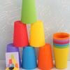 Double Battle Vliegende Racing Cup Snelheid Cup Stapelen Cups Speelgoed Educatief Speelgoed Voor Kinderen Concurrerende Vouwen Cups Kids Training Toy