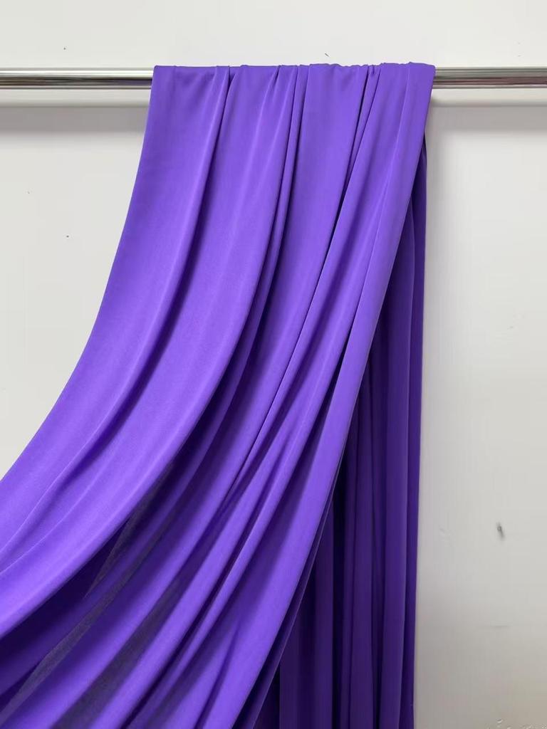 Matte Seiden-Stretch-Stoffe für Hochzeitsvorhänge und Hoteldekoration