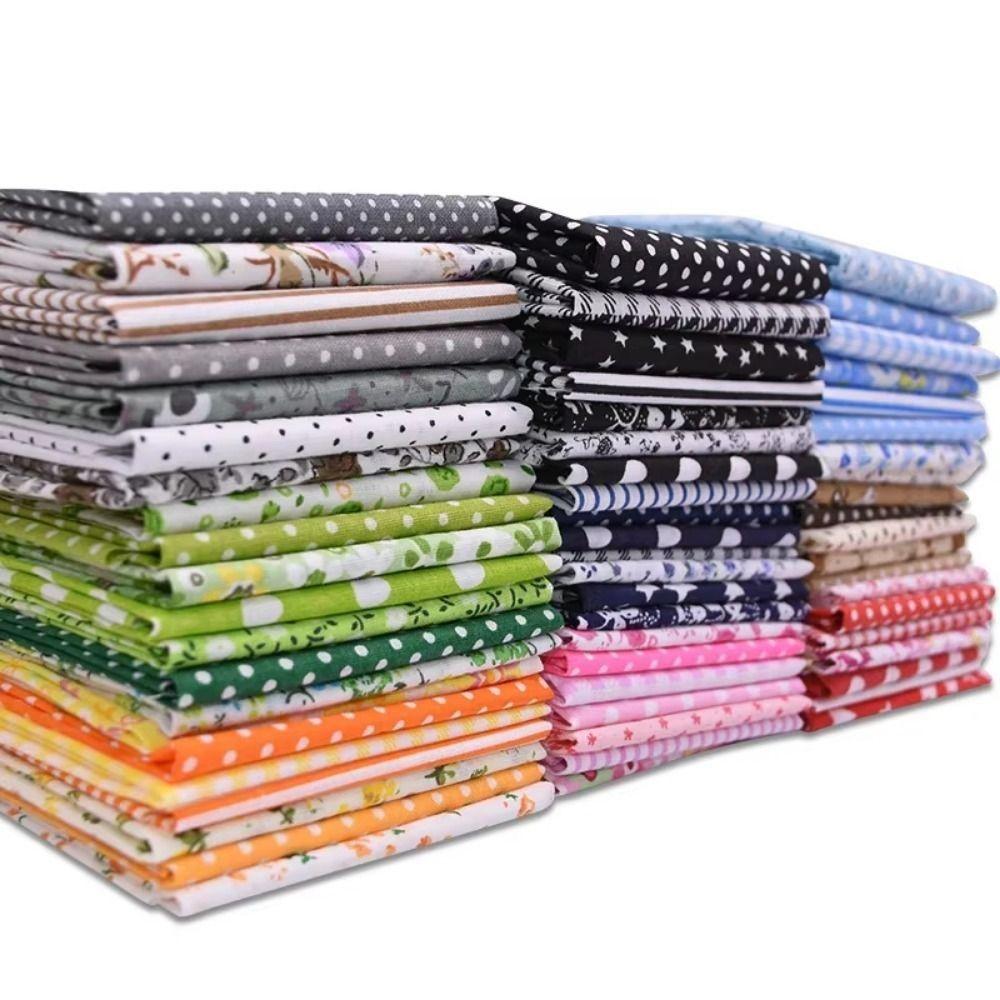 7Pcs/set Pre-Cut Cotton Fabric Stash Colorful 50x50cm Patchwork Fabric Bundle Cotton Fabric DIY Sewing Patchwork Cotton Fabric