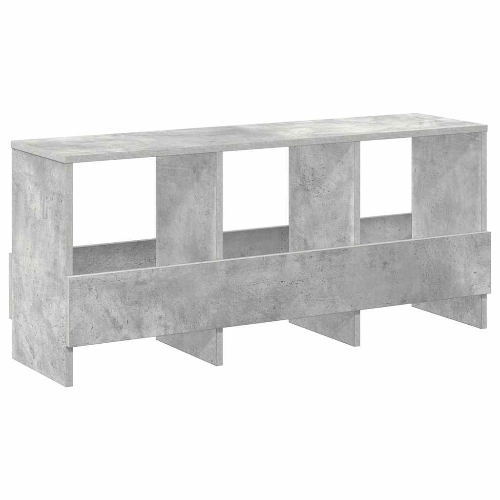 Magazine Shelf Concrete Grey 102 x 30 x 45 cm