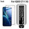 For iQOO Z11 5G Glass IMAK Dust-free Cabin Full-screen Tempered Glass Film Supports Fingerprint Unlock