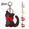 Bag Hanging Keychain Pendant Imitation Leather Simulated Cat Toy Shape