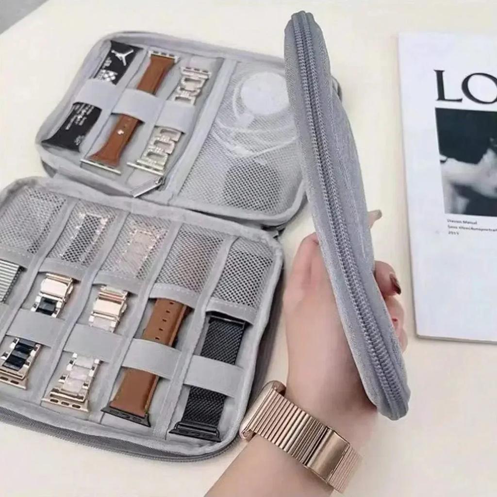 Watchband Bag for Apple Watch Strap Box Case Travel Smart Watch Wriststrap Storage Bag Box Watches Organizer Band Holder