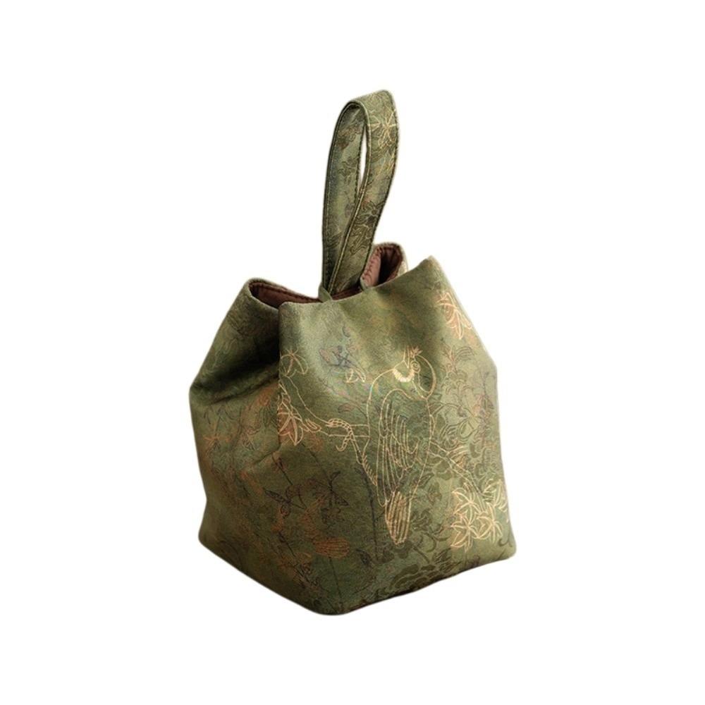 Print Teaware Storage Bag Breakage-proof Small Item Pouch Storage Bag