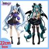 Anime Hatsune Miku Figure Cos Raccoon Demon Cat Ears Cinnamoroll Kawaii Miku Cute Girl Anime PVC Collection Model Doll Toy Gift