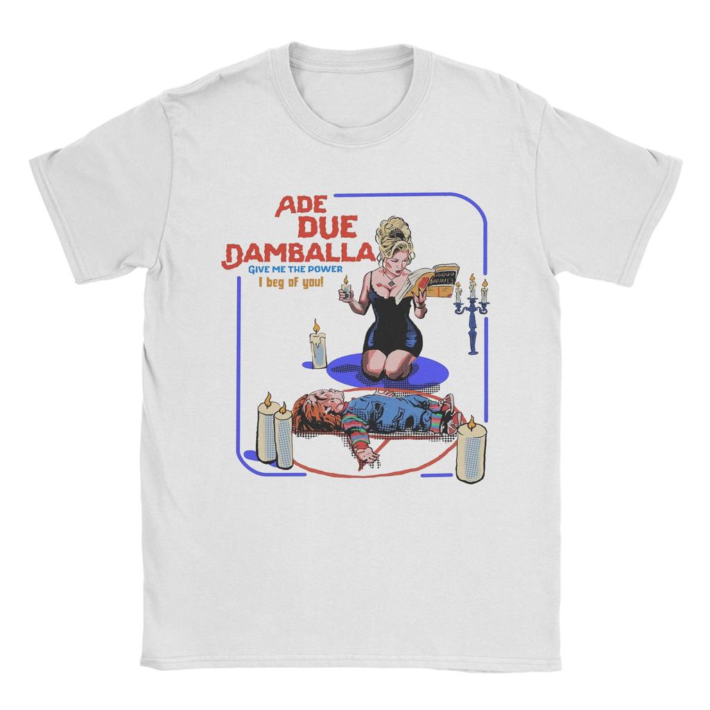 Friends Till the End Tshirt Men's 100%Cotton Tops Shirts Ullzang 80s Scary Horror Good Guy Chuckys Round Neck Short Sleeve