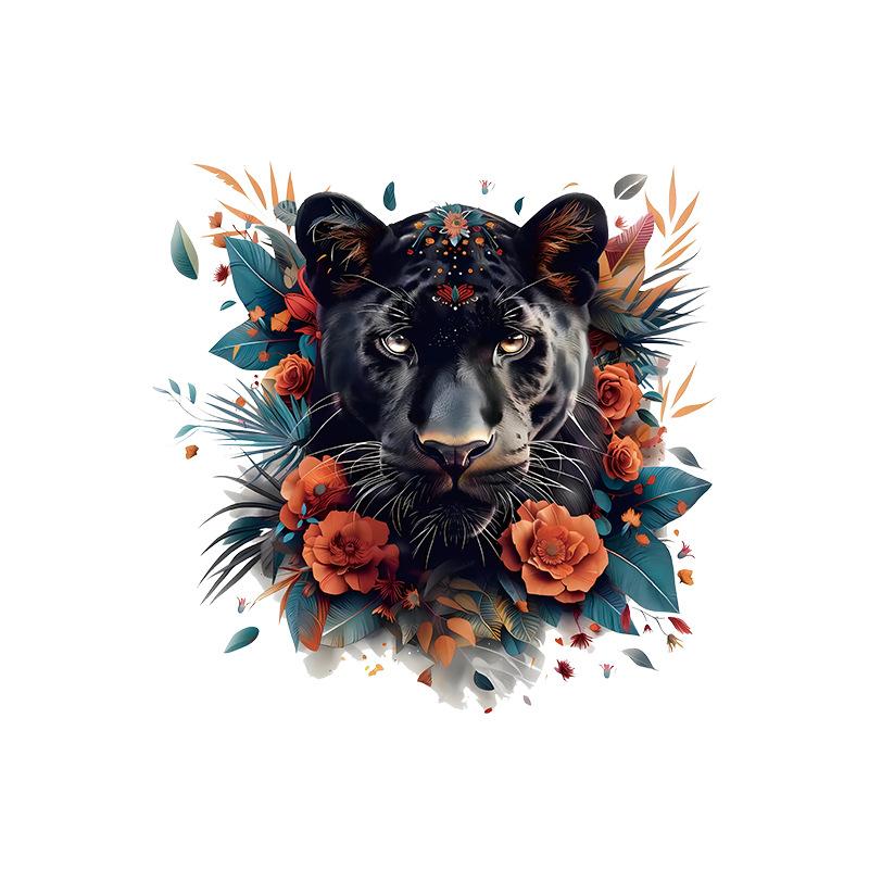 Black Panther Bathroom Toilet Sticker Clownproof Toilet Decoration Self adhesive Sticker
