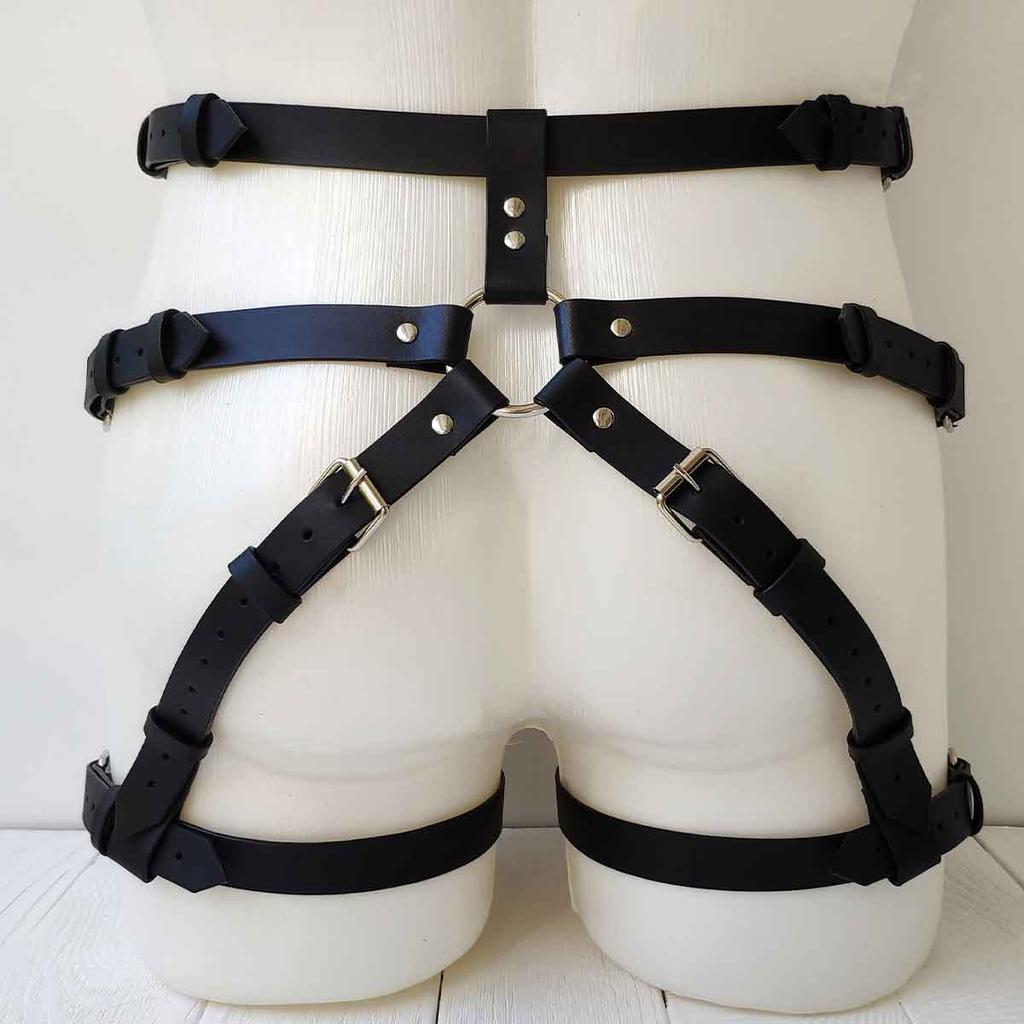 Bondage Thigh Harness Men Bdsm Sexy Garters Leather Sissy Body Suspenders Adjustable Gay Leg Harness Straps Exotic Accessorie