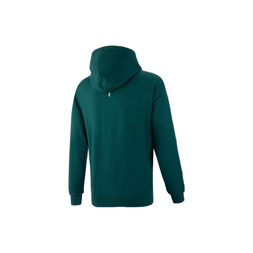 Puma Solid Color Brand Logo Printed Hooded Long Sleeve Sweatshirt Men sweatshirt Pine-Green 538828-38
