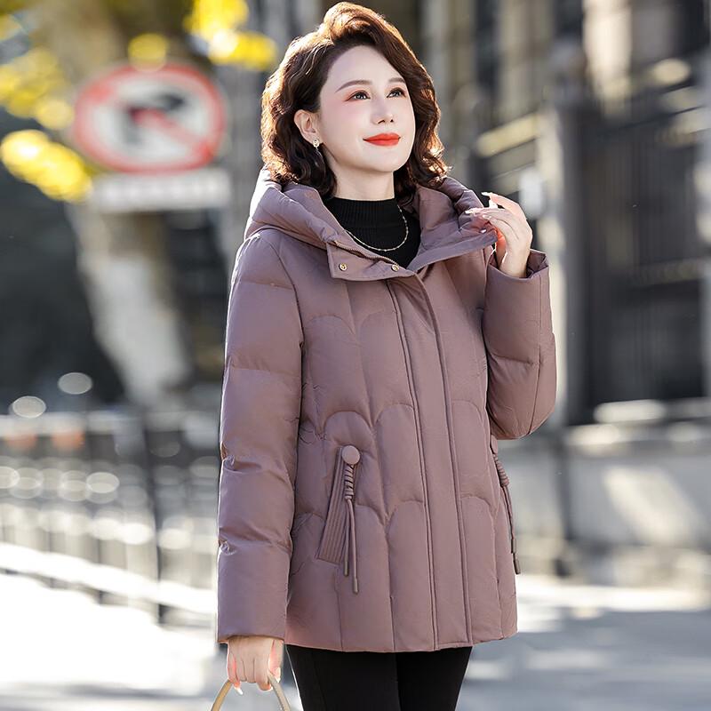 SNOWFLYING Women's Loose Short Winter Down Jacket