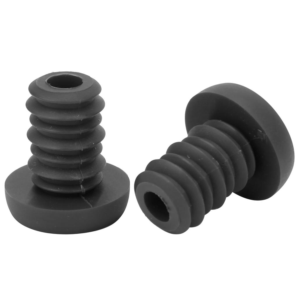 Bike Handlebar Grips Bar Ends Screw Plugs Polyester Rubber Cycling Accessory