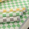 Summer Plaid Sofa Cover Ice Silk Mat Anti-Slip Mat Fresh Printing Living Room Sofa Cover Towel Universal Furniture Decoration