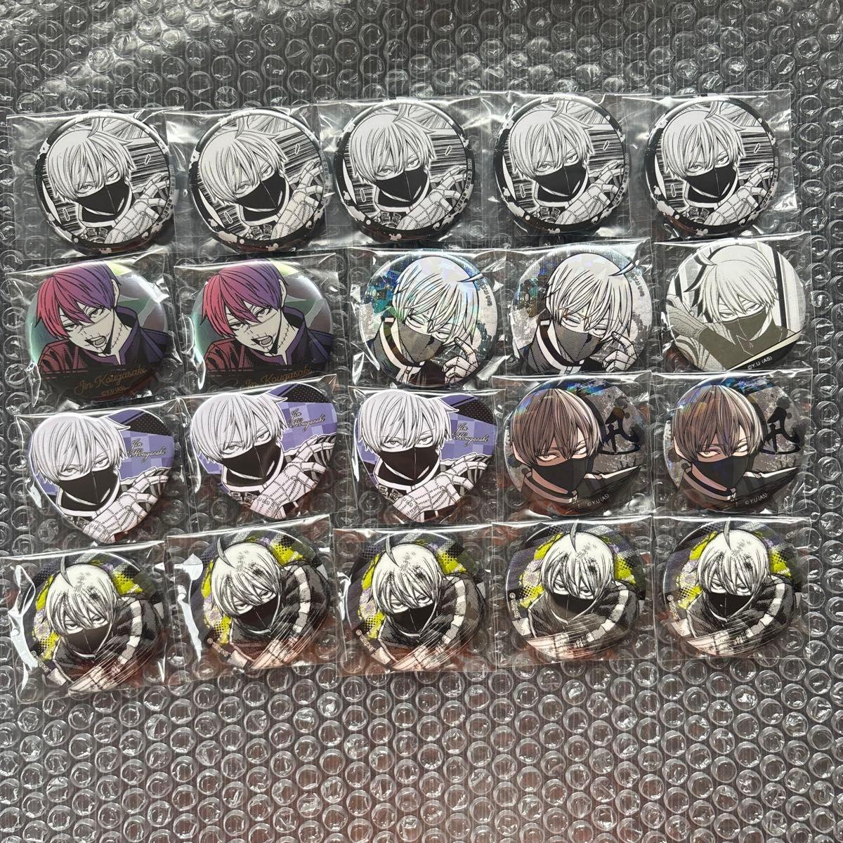 Used Togen Anki Can Badge Set of 20 Empress Zaki Jin