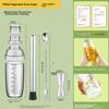 Jingmao Shaker Set, Hand-Pressed Lemon Tea Tools, Shaker Bottle, Milk Tea Mixer, Complete Set with Ice Crusher Hammer And Juice Muddler