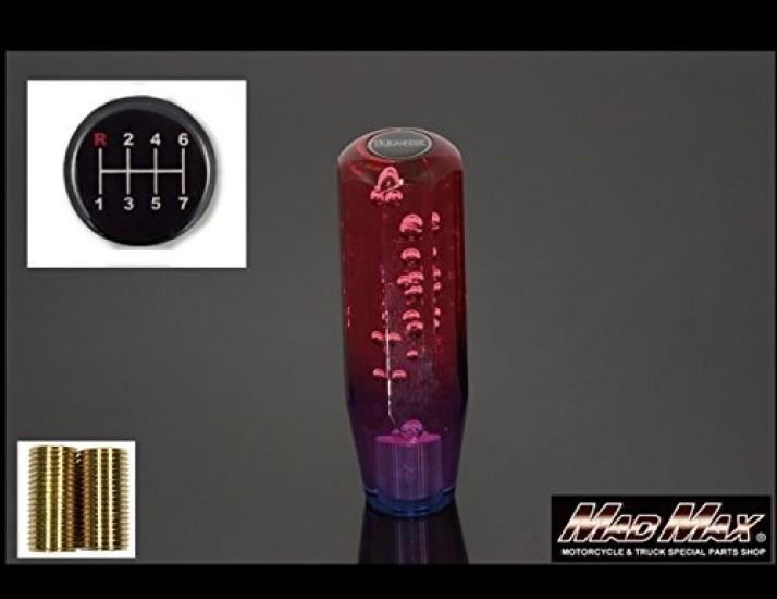 Crystal Shift Foam for Fuso Super Hino New Isuzu Giga UD Quon Knob, Gradient, Short, 150mm, Red/Purple, Great, Profia,