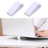 2Pcs Lightweight Portable Laptop Stand Small Laptop Cooling Stand Slip Resistant Silicone Tilting Pad Small Tablet Stand